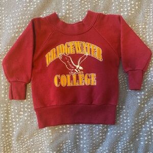 Bridgewater College Vintage Sweatshirt kids toddler 12 months